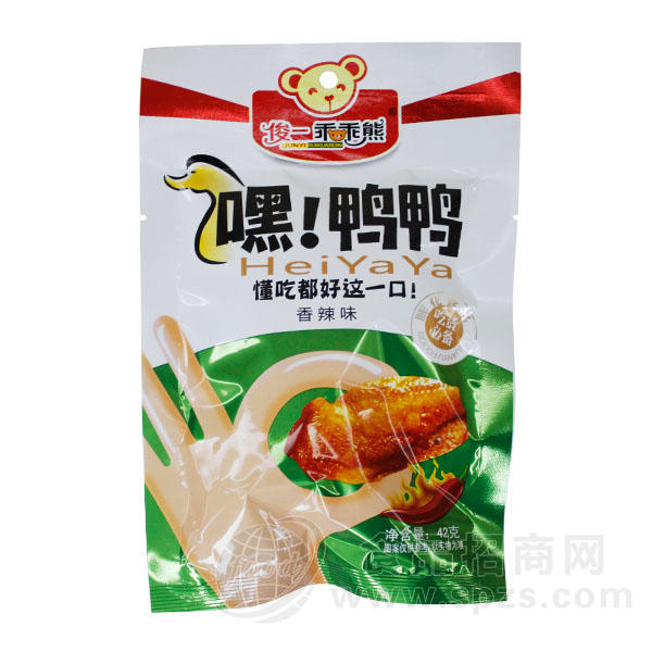俊一乖乖熊 嘿鸭鸭香辣味 42g