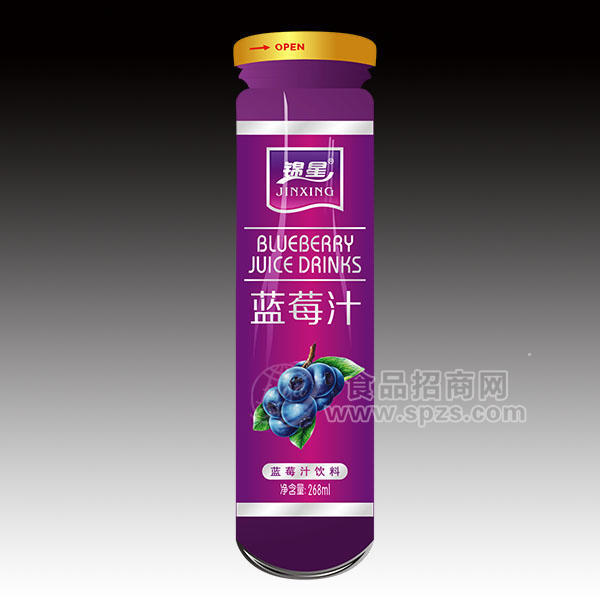 錦星 藍(lán)莓汁飲料268ml