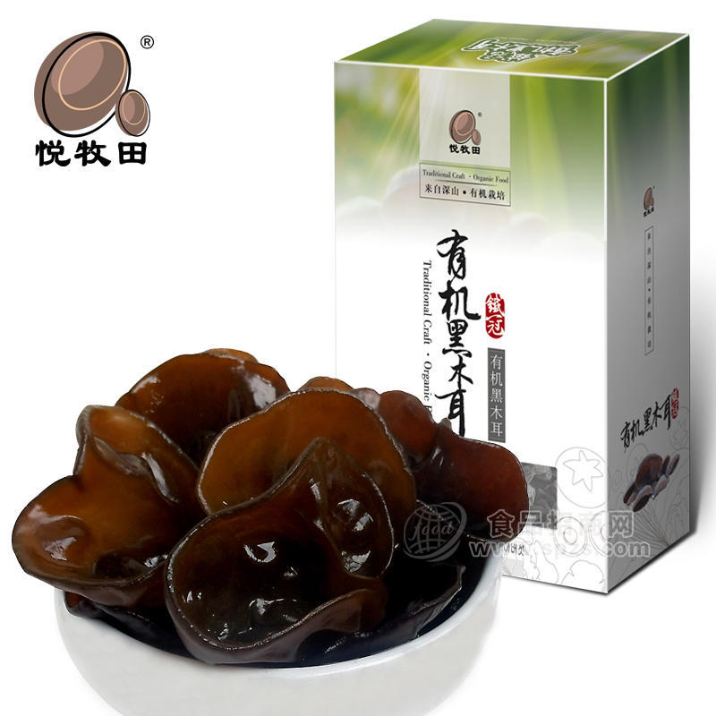 批發(fā)供應(yīng)悅牧田有機黑木耳 135g 盒裝干木耳 量大從優(yōu)