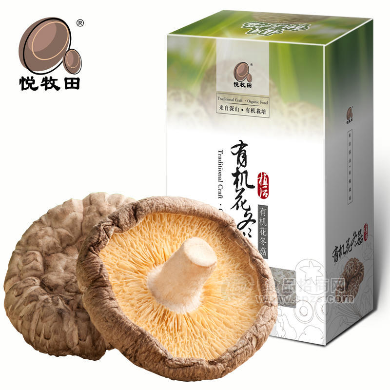 【廠家直供】有機原木花冬菇100g 盒裝正宗肉厚慶元香菇 純正花菇