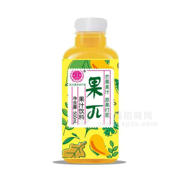 ·优贝源果π芒果汁饮料500ml 
