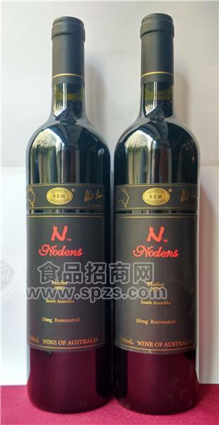 澳洲原瓶进口 2009乐敦仕梅洛红葡萄酒