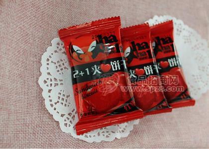 2+1夹心饼干（红枣味）散装