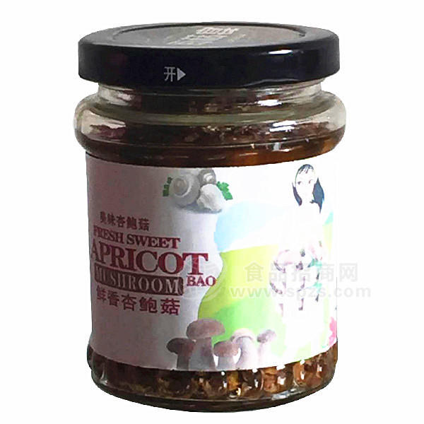 ·婉约鲜香杏鲍菇 食用菌罐头 