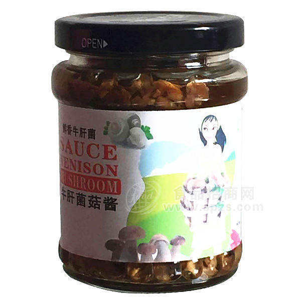 婉约牛肝菌菇酱 食用菌罐头