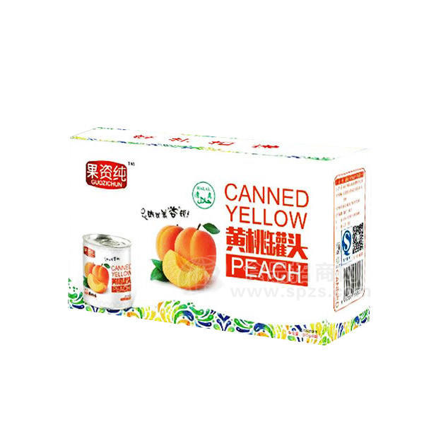 ·果资纯水果罐头 黄桃罐头礼盒装 