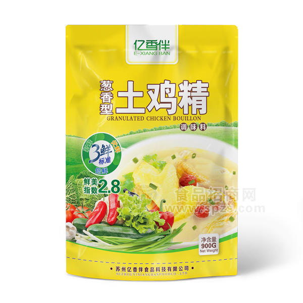 ·亿香伴葱香型土鸡精调味料900g 