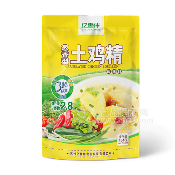 ·亿香伴葱香型土鸡精调味料454g 