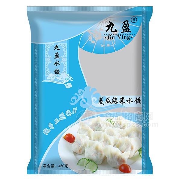 九盈水饺 菱瓜海米水饺450g