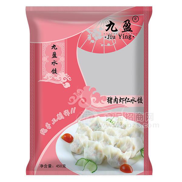 九盈水饺 猪肉虾仁水饺450g