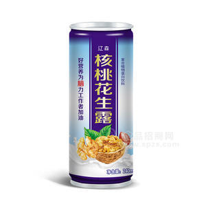 遼森核桃花生露 植物蛋白飲料240ml