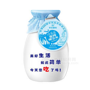 山果果生榨椰子凍 椰奶味乳飲料