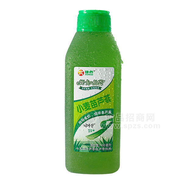 健桥妮卡仙荟小麦苗芦荟饮料 植物饮料450mL