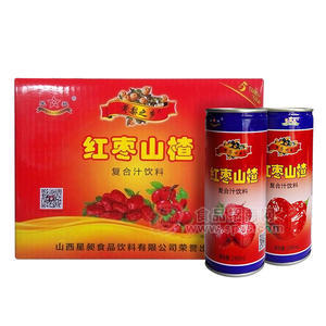 星昶红枣山楂饮料 复合汁饮料