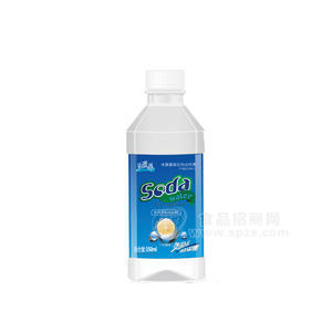 多盈養(yǎng)蘇打水 無氣蘇打水飲料 檸檬味 350ml