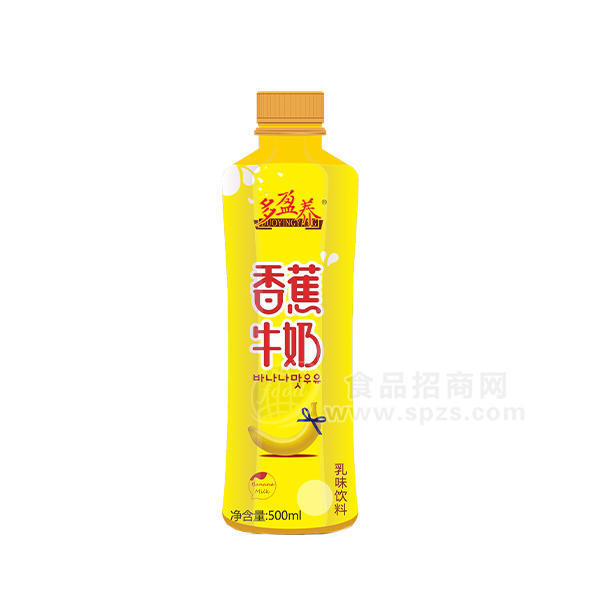 多盈養(yǎng)乳飲料 香蕉牛奶乳味飲料 500ml