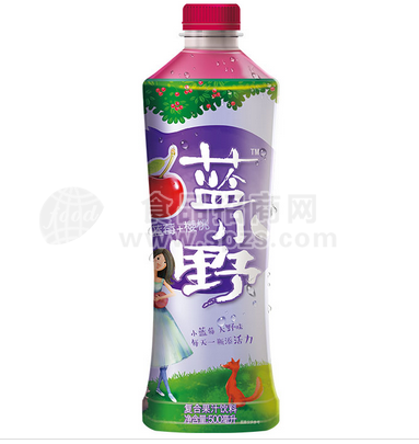 藍小野 藍莓+櫻桃 復合果汁飲料 500ml