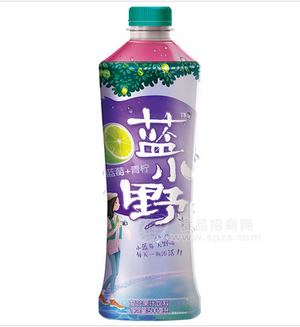 藍(lán)小野 藍(lán)莓+青檸 500ml