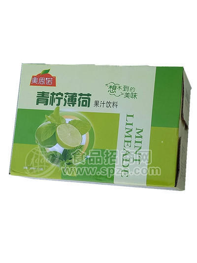 美思諾 青檸薄荷果汁飲料箱裝