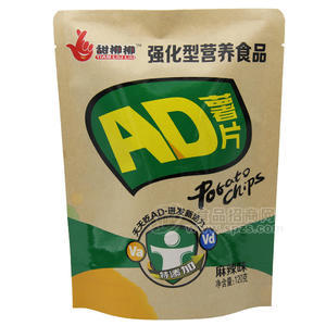 甜柳柳AD薯片麻辣味120g 休閑食品