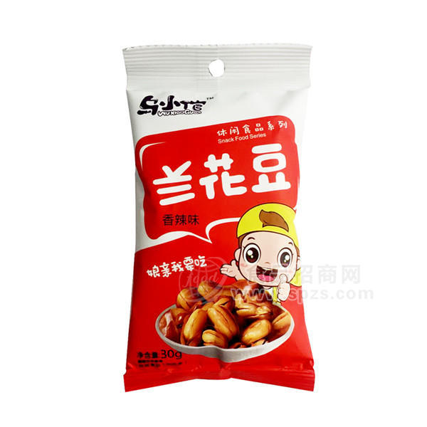 乌小倌兰花豆 炒货 香辣味30g
