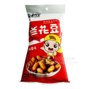 乌小倌兰花豆 炒货 香辣味86g