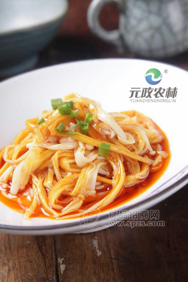 开袋即食红油金针菇