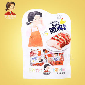 湘里婆婆休閑食品 臘雞香辣味即食60g