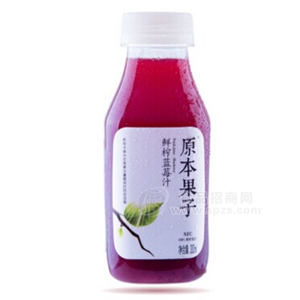 原本果子 鲜榨蓝莓汁 300ml