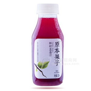 原本果子 鮮榨藍(lán)莓汁 300ml