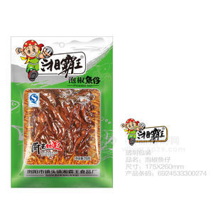 湘霸王鱼干鱼丝泡椒鱼仔70g