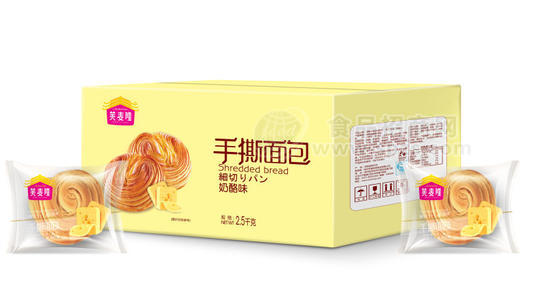 2.5kg芙麦隆手撕面包（奶酪味）