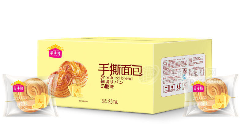 2.5kg芙麦隆手撕面包（奶酪味）