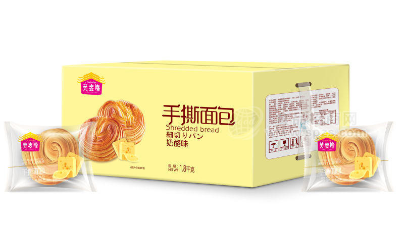 1.8kg芙麦隆手撕面包（奶酪味）