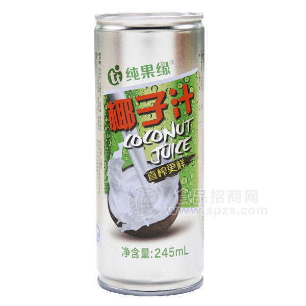 ·纯果缘椰子汁245ml 