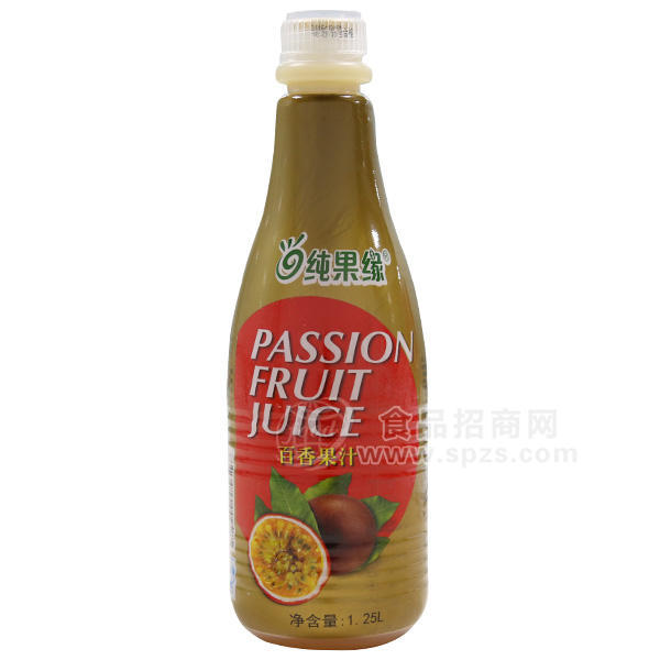 ·纯果缘百香果汁饮料1.25L 