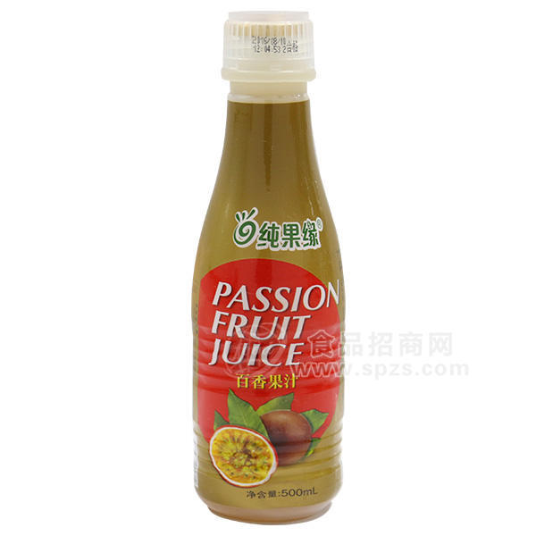 ·纯果缘百香果汁饮料500ml 