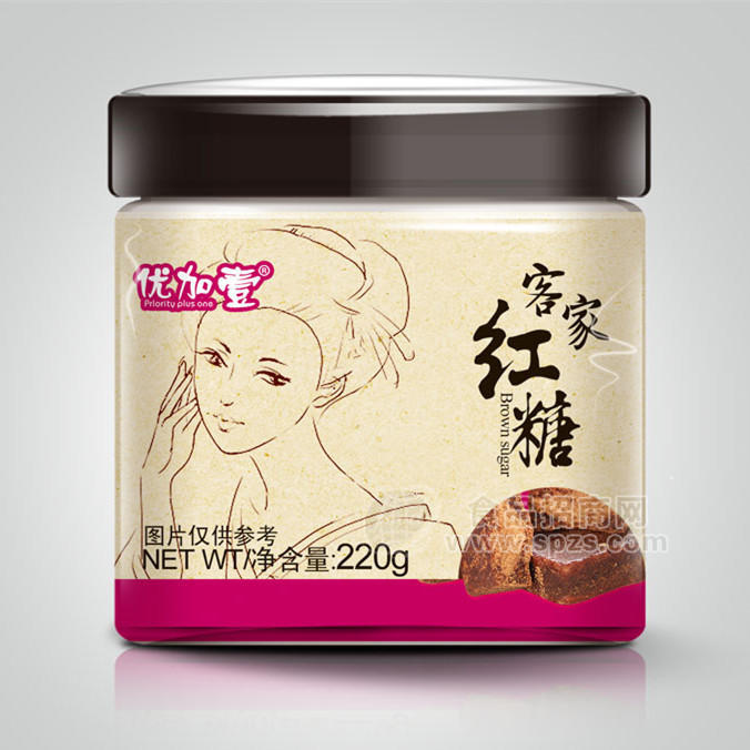 ·优加壹 客家红糖 220g 