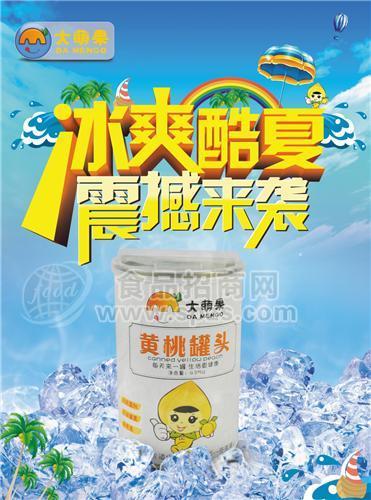 大萌果水果罐頭黃桃罐頭425g