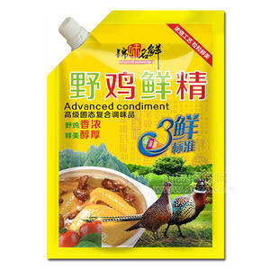 锦味名鲜野鸡鲜精鸡精调味品200g