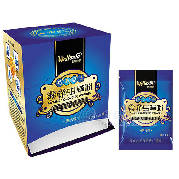 ·味莱鲜海洋虫草粉便携装5gx7包 