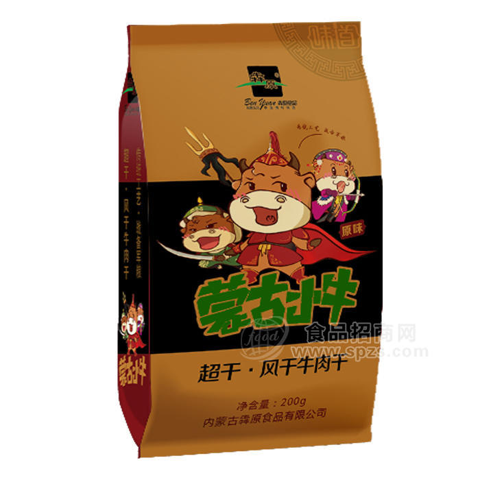 袋装全干原味牛肉干