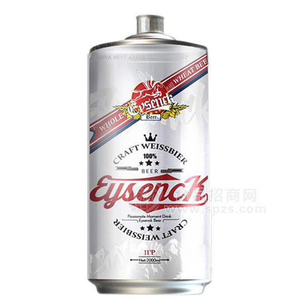 艾森克精酿小麦白啤酒2000ml