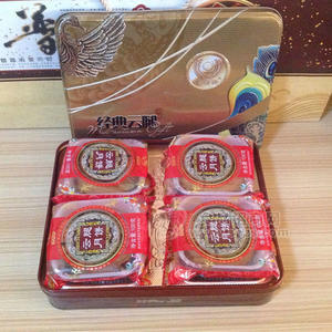 滇韵轩云腿月饼320克铁盒装