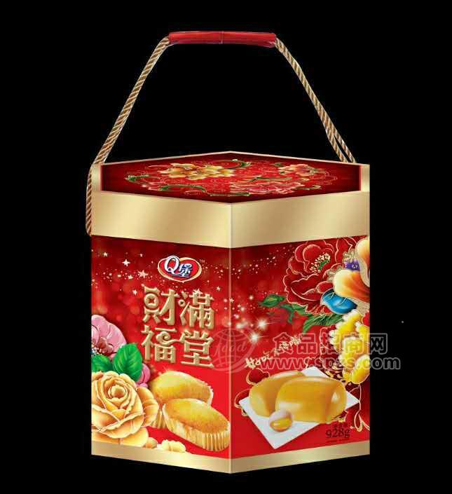 安大禮盒裝Q堡財福滿堂糕點