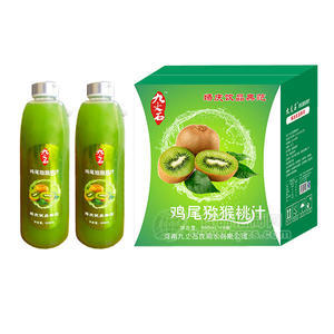九丈石雞尾獼猴桃汁 果汁飲料 999mlx6