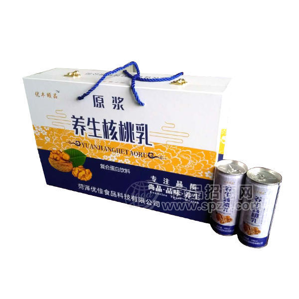 優(yōu)豐頤品養(yǎng)生核桃露 復(fù)合蛋白飲料240ml