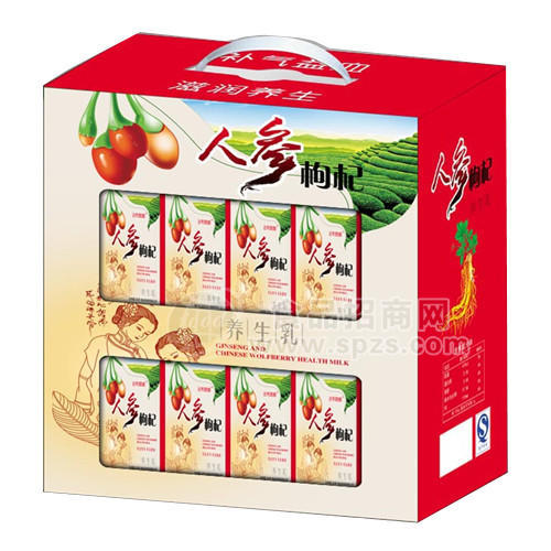 人参枸杞养生乳饮料