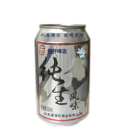 雪仔纯生风味啤酒320mL