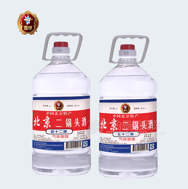 雪仔北京二鍋頭酒 白酒4L